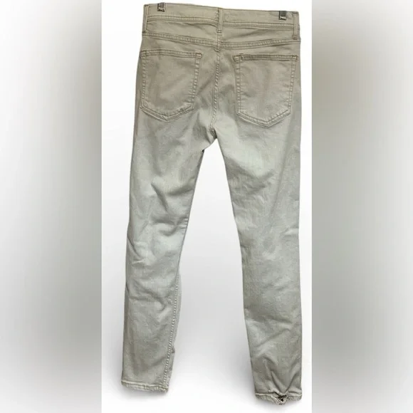 BDG MENS SKINNY STRETCH DISTRESSED LIGHT COLORED JEANS 32x30 URBAN OUTFITTERS - Picture 2 of 9